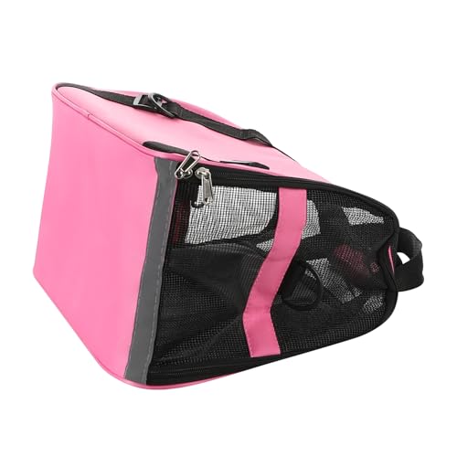 Hundetasche Netzgewebe Atmungsaktiv Katzentransportbox Faltbar Hundetragetasche Waschbar Matte Kleintiertasche Einstellbar Schultergurt Katzentasche Abnehmbar Transporttasche Hunde Katzen Welpen