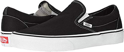 Vans Unisex Classic Slip On Sneakers Black 9