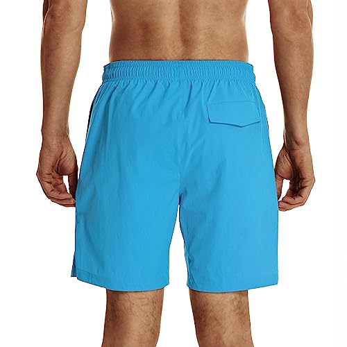 Image of HODOSPORTS Mens Swim Trunks 7 inch Quick-Dry Swim Shorts with Mesh Lining and Pockets