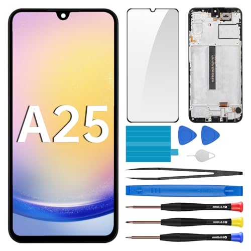 Réparer écran noir Samsung Galaxy A25 avec le kit bloc LCD tactile et boutons SM-A256U