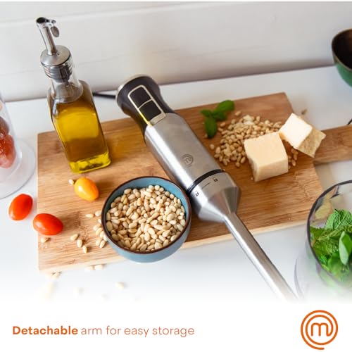 MasterChef Immersion Blender Handheld, Stainless Steel