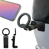 THANKO MagSafe旅行スマホホルダー CMSH24CBK MagSafe対応 スマホホルダー スマホスタンド ワンタッチ取り外し 簡単設置 ながらスマホ