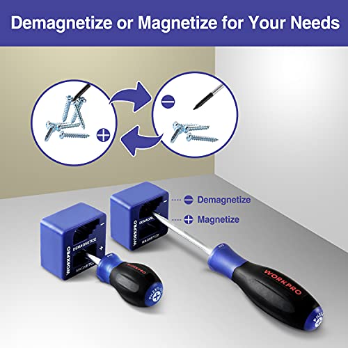 Workpro Magnetic Screwdriver Set, 16-Piece Torx Slotted Phillips Precision Screwdrivers With Magnetizer, Organized In Blow Mold Case, For Home Repair And Diy Projects #TOP4