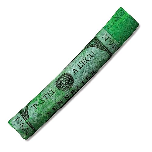 SENNELIER Extra-Soft French Pastel for Professional Artists, Forest Green 914
