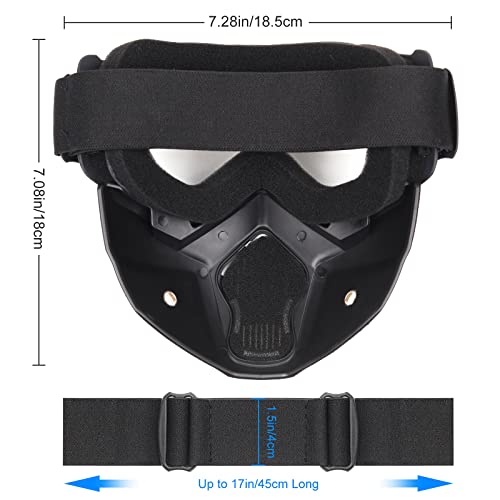 image for VPZenar Airsoft Helmet and Mask, Airsoft Helmet with Front NVG Mount a