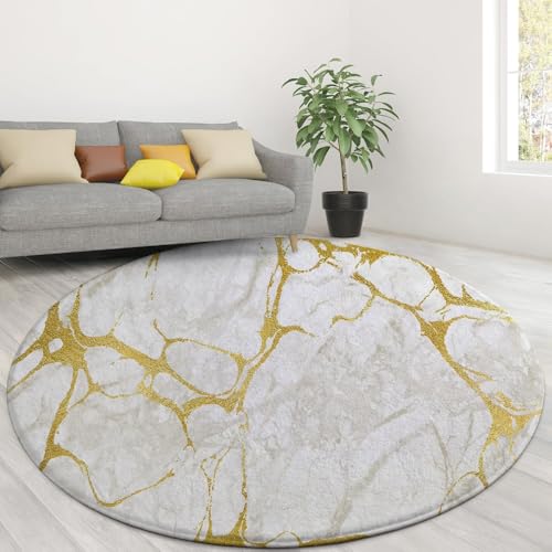 Tapis de sol marbre 3D pour une ambiance douce au salon