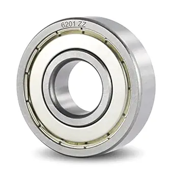MINSALES 6201 ZZ Bal Bearing10pcs Double Metal Shield Bearings (ID=12mm, OD=32mm, Width=10mm)