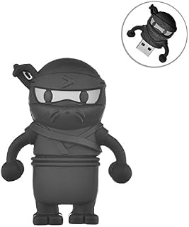 Flash Drive 32GB, Memory Stick Pen Drive USB2.0 AreTop Cute Cartoon Miniature Ninja