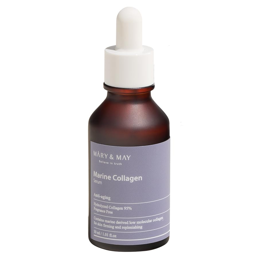 Mary&May Idebenone 1000ppm + Blackberry 20% Antioxidant Face Serum – Gentle Vitamin C Alternative for Fine Lines & Dullness, Fast-Absorbing, Non-Sticky, Fragrance-Free, EWG Verified, 1.01 fl oz