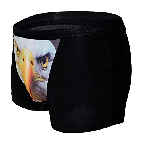 sandbank Men's Sexy Funny 3D Eagle Print Lingerie Boxer Briefs Underwear Panties3