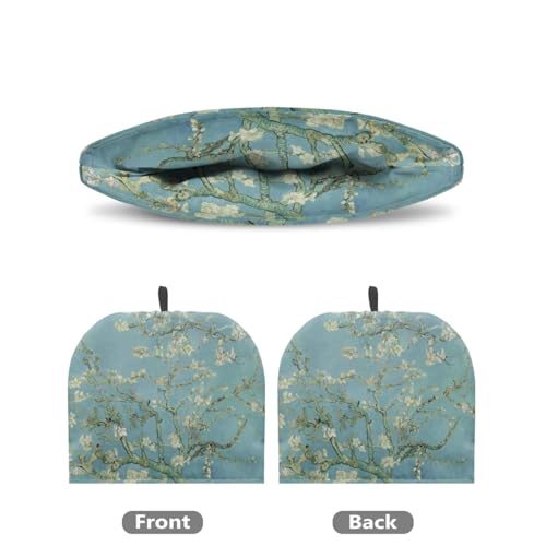 Image of Apricot Blossom Print Tea Cozy Creative Insulated Tea Cosy Extra Thick Home Kitchen Decoration Creative Gifts Dust Teapot Cover Kitchen Accessories for Travel