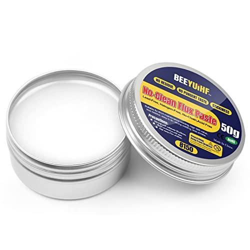 BEEYUIHF Flux de pâte à souder, haute activité Flux de soudure, Flux pour la soudure, Pâte de flux de soudure sans plomb,Pour BGA SMT PCB (1.76oz/50g)