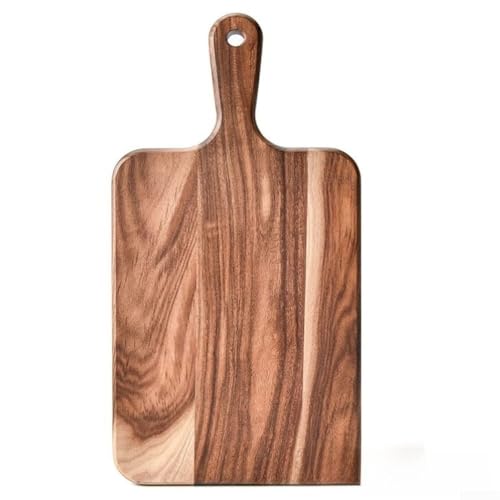 Tabla de cortar de madera gruesa, tabla de cortar de madera de doble cara para tallar carne, cortar verduras, quesos y pan