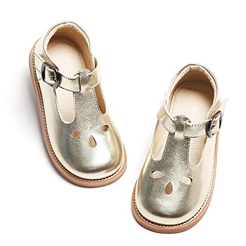 Image of Kiderence Toddler Girl Mary Jane School Uniform Dress Shoes Oxford Flats