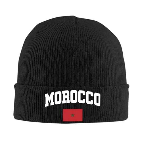 Bonnet tricoté du Maroc chapeau chaud élastique pour affronter l'automne hiver