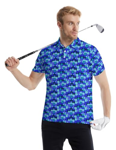 wunjqen Funny Golf Shirts for Men