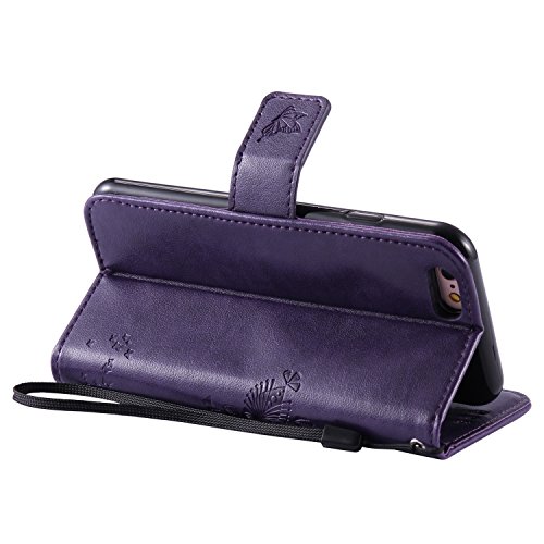 Custodia a portafoglio in pelle sintetica decorata...