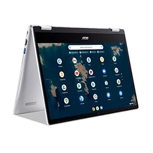 Acer Chromebook Spin 314 Convertible Laptop | Intel Pentium Silver N6000 | 14″ HD Corning Gorilla Glass Touch Display | 4GB LPDDR4X | 128GB eMMC | Intel Wi-Fi 6 AX201 | Chrome OS | CP314-1H-P9G7