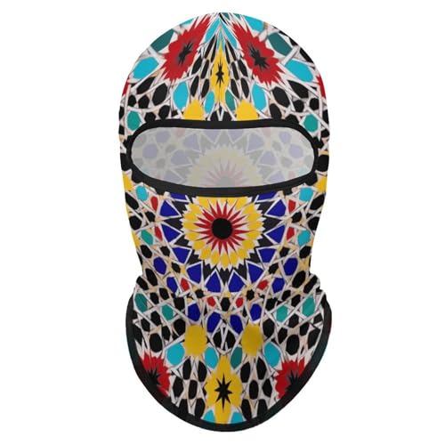 Balaclava de color marroquí para hombre y mujer, protección solar, transpirable, máscara completa para la cabeza para senderismo, ciclismo, running y conducción miniatura 7