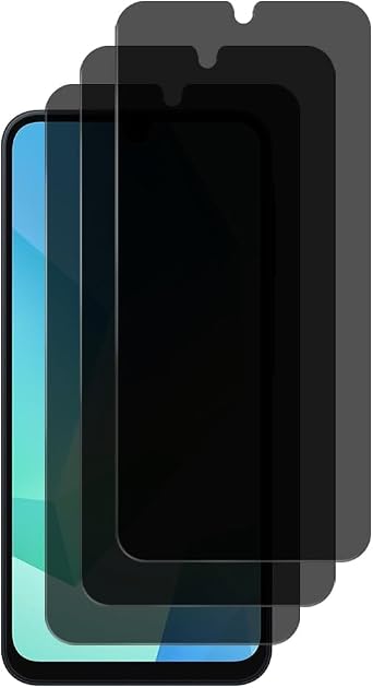3 Pack Privacy Screen Protector For Samsung Galaxy A16 5G / A26 5G Anti Spy Private Tempered Glass, Anti Scratch