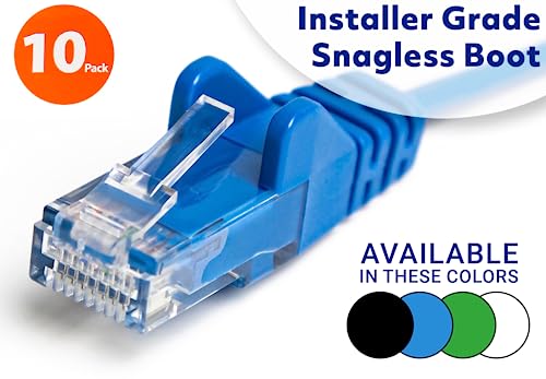 Cable de Red Intellinet Slim Cat6 Patch Cord 14ft 10 Pack miniatura 5