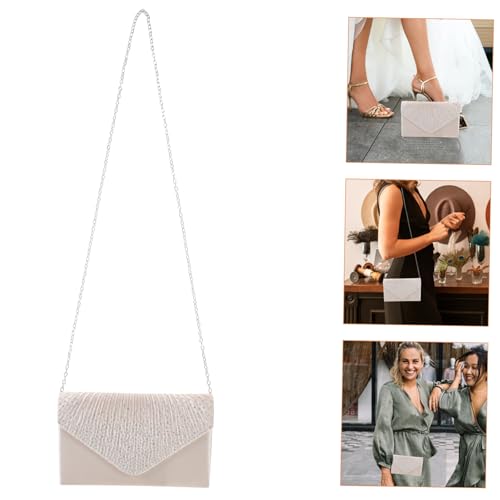 Pochette invité de mariage dorée chic pour robe de bal - 3