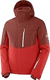 Salomon Herren Ski-Jacke, SPEED JKT M, Polyester/Elasthan/Polyamid, Rot (Goji Berry), Größe: XL, LC1390600