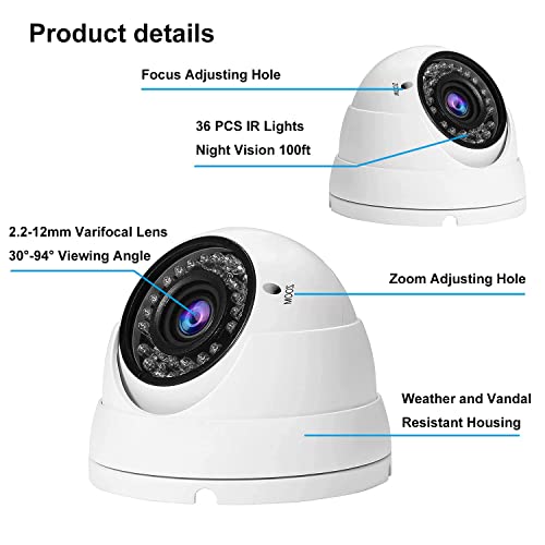 Anpvees ANPVIZ Analog Cctv Camera Hd 1080P 4-In-1 thumb #8