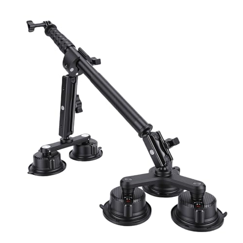 Support de voiture à ventouse pour caméra d'action et perche télescopique 1.1m stability kit