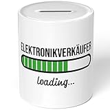 JUNIWORDS Spardose Sparbüchse, Elektronikverkäufer Loading (6193641)