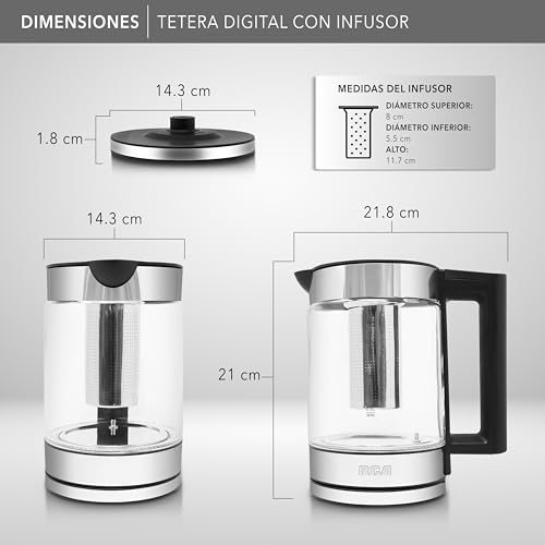 La mejor comparación de Tetera Electrica Rca , listamos los 10 mejores. 5 Tetera Electrica Rca marca RCA (2)