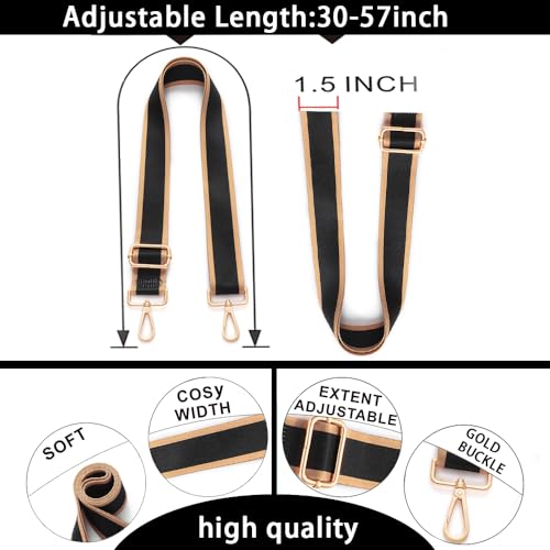 Image of Purse Straps Replacement Wide Crossbody Shoulder Strap for Bags Purse Extender Accessories Guitar Straps