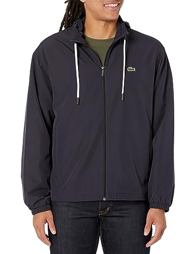 Image of Lacoste Men's Sportsuit Jacket With Removable Hood