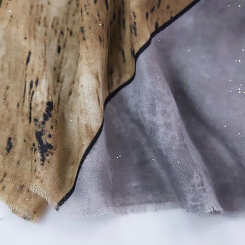 Large Boho Scarf for Women - Lightweight Floral Printed Scarves Fall Winter Fashion Fringed Shawl wraps3