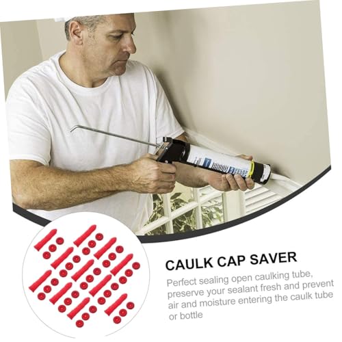 Gatuida 20pcs Caulk Sealer Saver Caps Reusable Protective miniatura 3