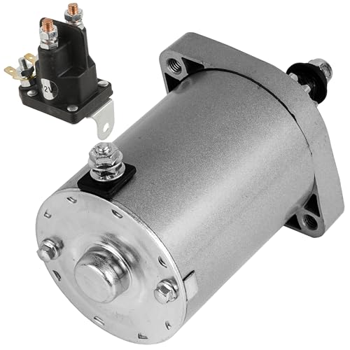 Caltric Starter and Solenoid Compatible con John Deere X300 X360 MIU10981 MIA11984 MIA11949 miniatura 4