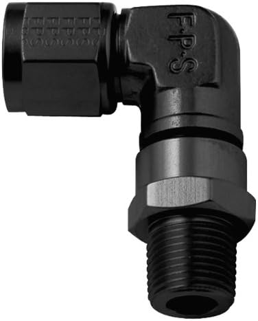 Fragola Performance Systems 499404-BL #4 Female Swivel To 1/8 Mpt - 90 Black