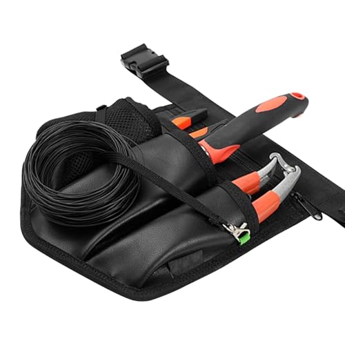 Cinturón de herramientas para hombres, cinturón de herramientas de jardinería, Bolsa de herramientas para delantal de cinturón, bolsa de herramientas de jardinería multibolsillo, Cinturón de