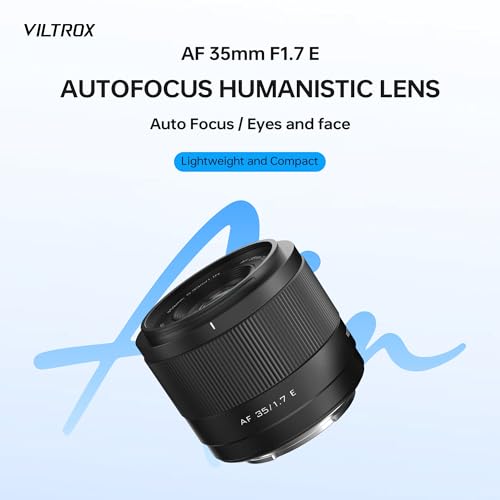 Image of VILTROX AF 35mm F1.7 Air E Lens for Sony E Mount, f /1.7 Large Aperture APS-C Auto Focus Prime Lens Compatible with Sony E-Mount Mirrorless Cameras ZV-E10 II EV10 a6700 a6600 a6400 a7c ii a7rv a7iii