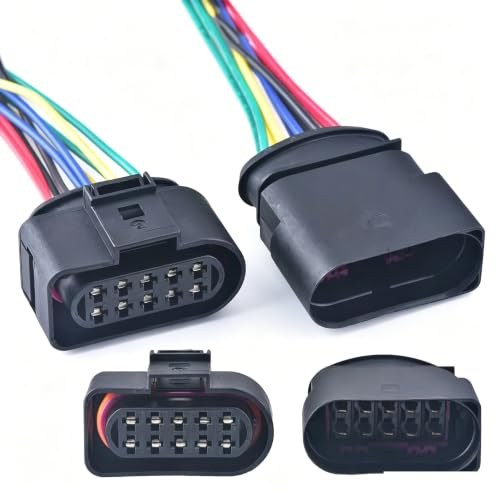 Conector automático 10P 6R0973735 con cable para sensor temperatura y válvula deflación 2