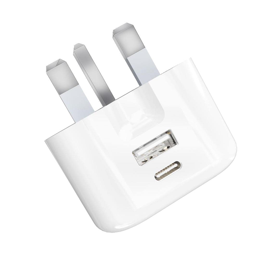 20W USBC Fast Adapter Charger Plug for Samsung,USB Mains Wall Charger Plug for Samsung Galaxy S25/S24/S23/S22/S20/Note10/Note10+/Note9/Note8/S10/S9/S9 Plus/S8/S8 Plus/S7/A71/A53/A52/A13