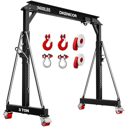 Dkenicor 3-Ton Gantry Crane with Trolley