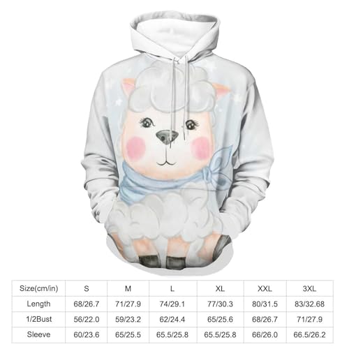Sweat à capuche mouton adorable UMENG pull unisexe taille S - 2
