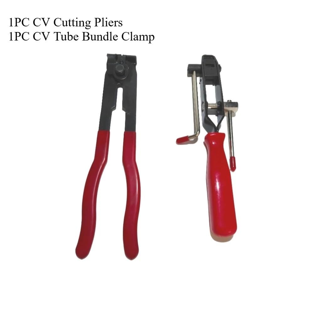 Kit giunti Semiasse Kit di attrezzi manuali per la riparazione giunti omocinetici durevoli, pinze per fascette per auto, kit per tubi scarico, installatore filtri Cuffia giunto omocinetico | A and B