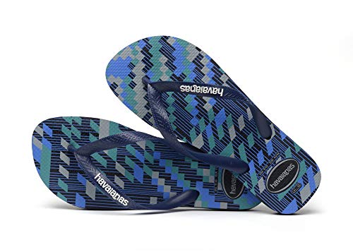 Chinelo Trend, Havaianas, Masculino, Preto/Marinho, 43/44