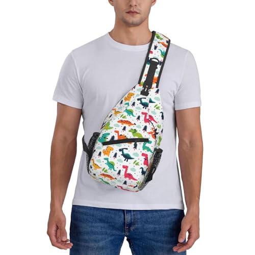 Mochila cruzada deportiva estilo sling para adultos miniatura 2