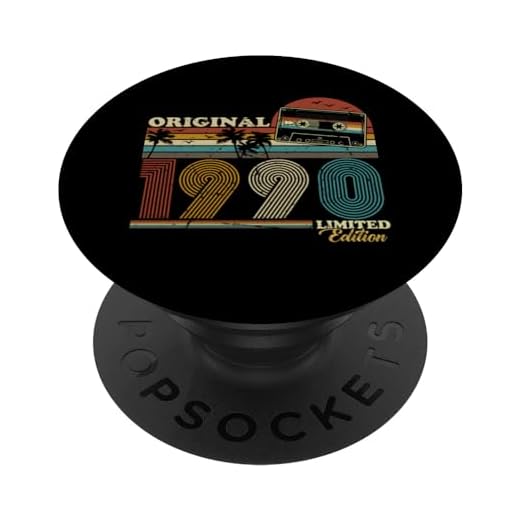 1990 Vintage Cumpleaños Retro Edición Limitada Hombres Mujer PopSockets PopGrip Intercambiable