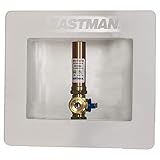 Eastman 60318 60241 Outlet Box with Hammer Arresters, 1/2-Inch Sweat Connection, White