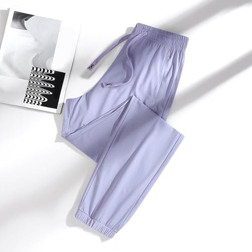 Image of Ice Silk Pants for Women Plus Size Quick Dry Athletic Pant Sports | Outdoors with Pockets