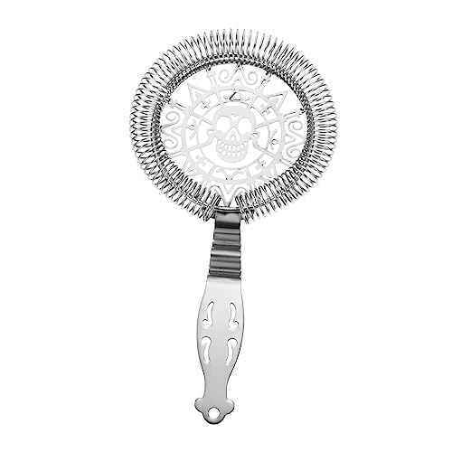 Alipis 1Pc Stainless Steel Ice Strainer for Cocktails Strainer with Elegant Design Barware Tool for Mixing Drinks and Filtering Fruit Tea